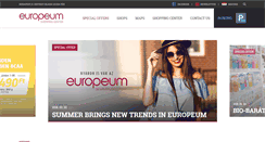 Desktop Screenshot of europeum.hu