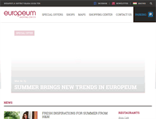 Tablet Screenshot of europeum.hu